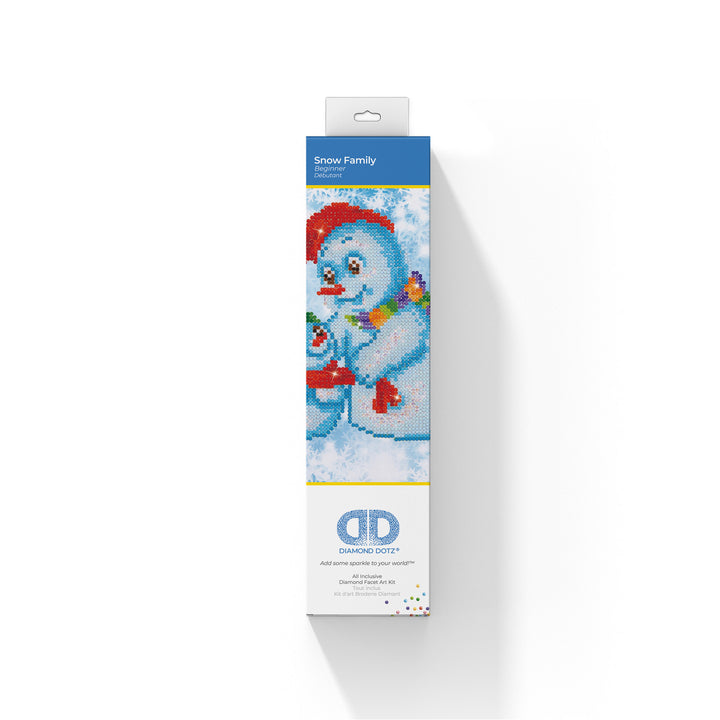 Diamond Dotz Snow Family - 9.8 x 9 in