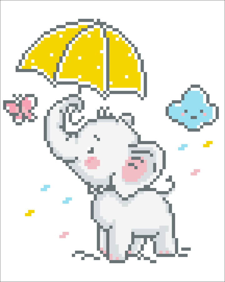 Diamond Dotz Baby Brollie - 10 x 8 in