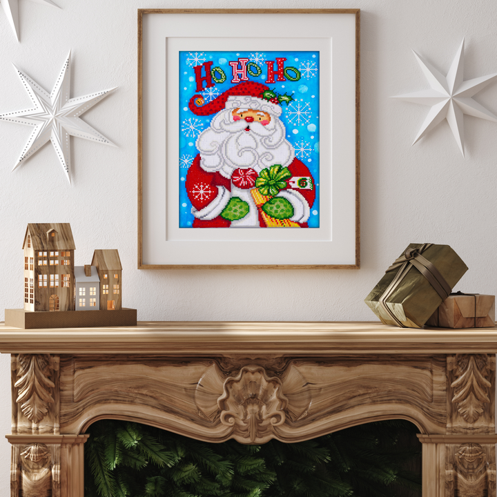 Diamond Dotz Santa Ho Ho Ho - 13.8 x 17.7 in