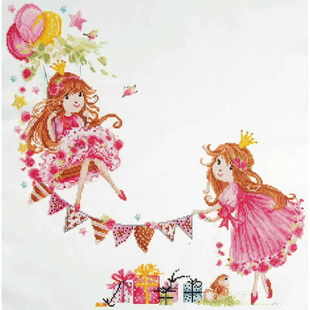 Diamond Dotz Princess Party - 25.6" x 25.6"