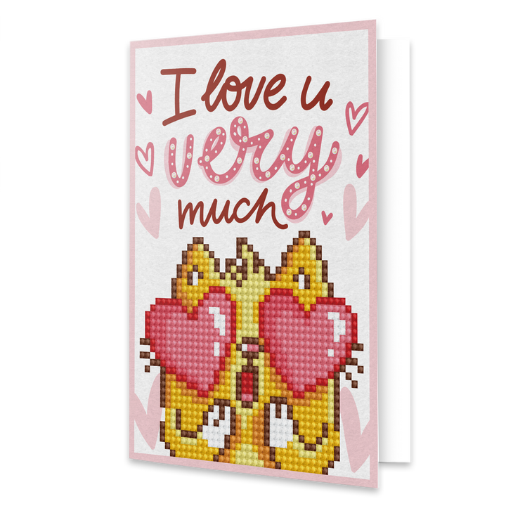 Diamond Dotz Love You Greeting Card