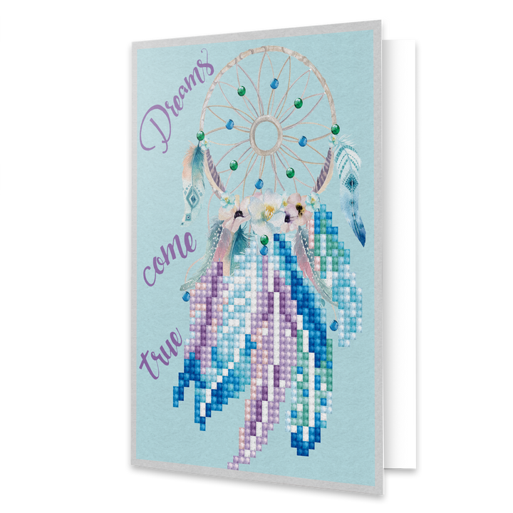 Diamond Dotz Dreams Come True - Diamond Painting Greeting Card