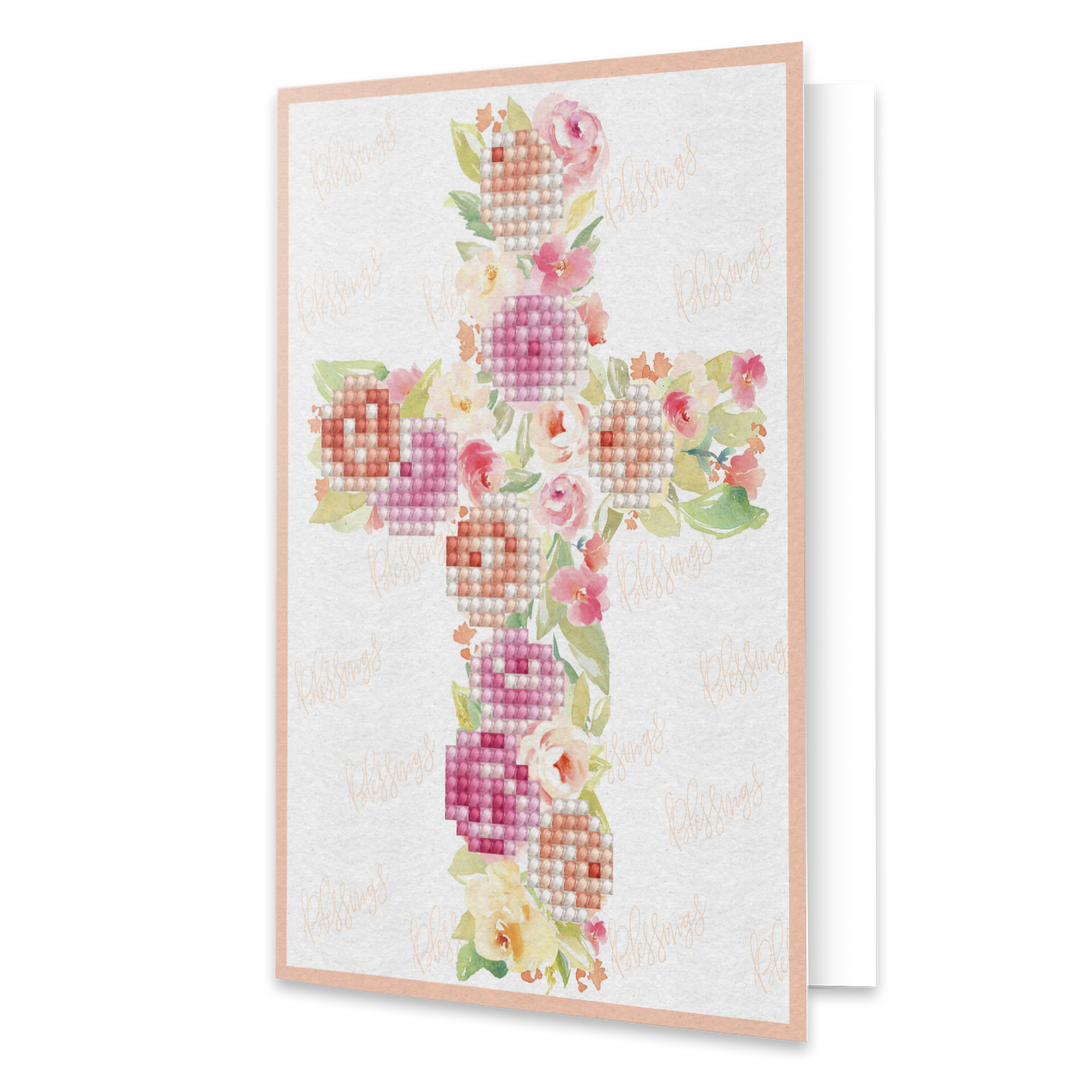 Diamond Dotz Blessings Greeting Card - 5.0" x 7.0"