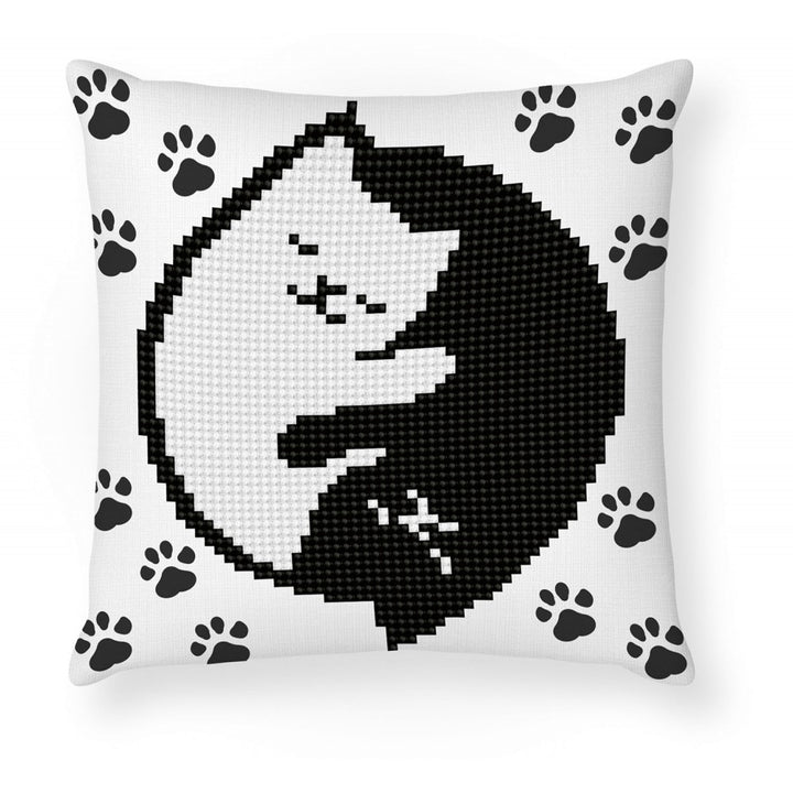 Diamond Dotz Kitty Glow Mini Pillow - 7.1 x 7.1 in