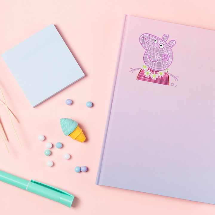 Diamond Dotz Peppa Pig Activity Set - Beginner Kit with Stickers & Bracelets