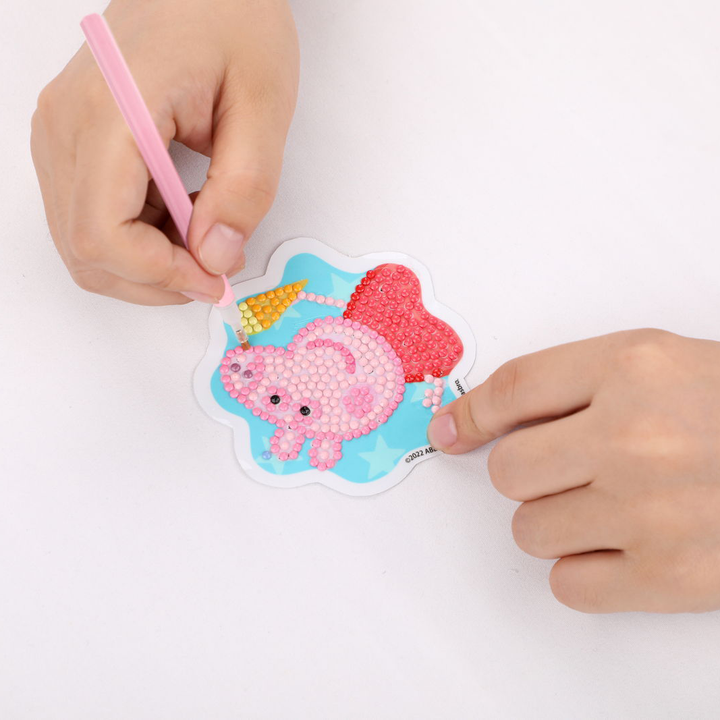 Diamond Dotz Peppa Pig Activity Set - Beginner Kit with Stickers & Bracelets
