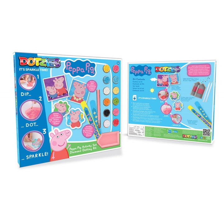 Diamond Dotz Peppa Pig Activity Set - Beginner Kit with Stickers & Bracelets