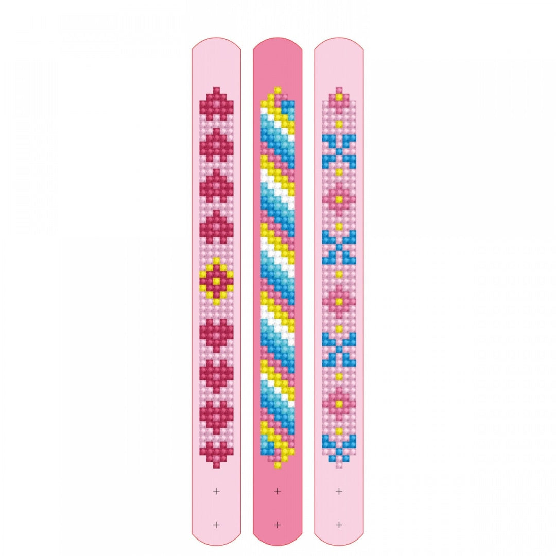Diamond Dotz DOTZIES Pinks Bracelets Diamond Painting - 8.3" x 0.8"