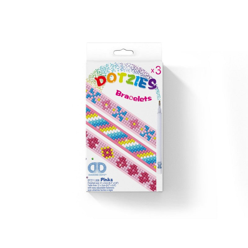 Diamond Dotz Pinks Bracelets Kit