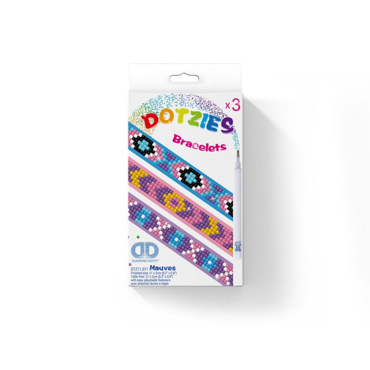 Diamond Dotz Mauves Bracelets Kit