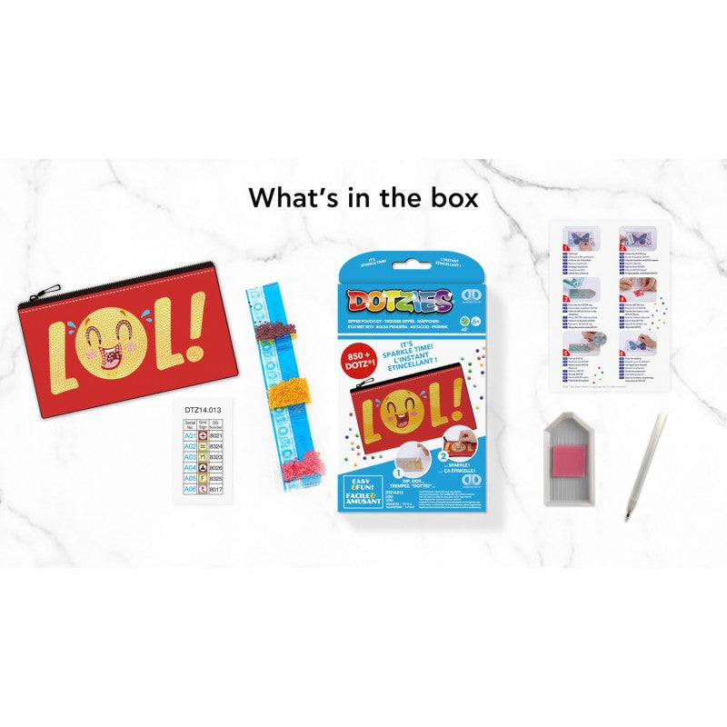 Diamond Dotz DOTZIES LOL! Diamond Painting - 7.5" x 4.3"