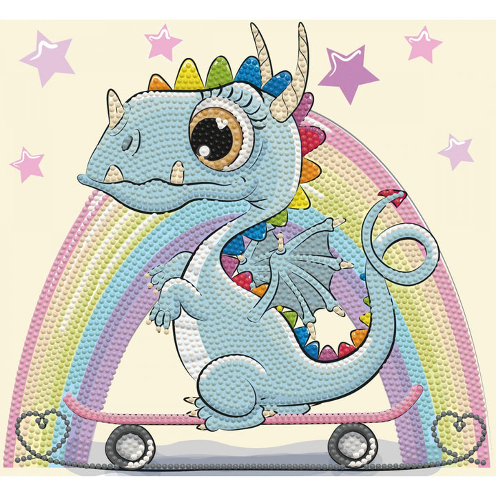 Diamond Dotz Dragon Skate - 9.8 x 9.1 in