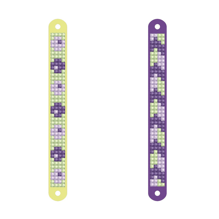Diamond Dotz Spring Bracelets - 0.6" x 5.5"