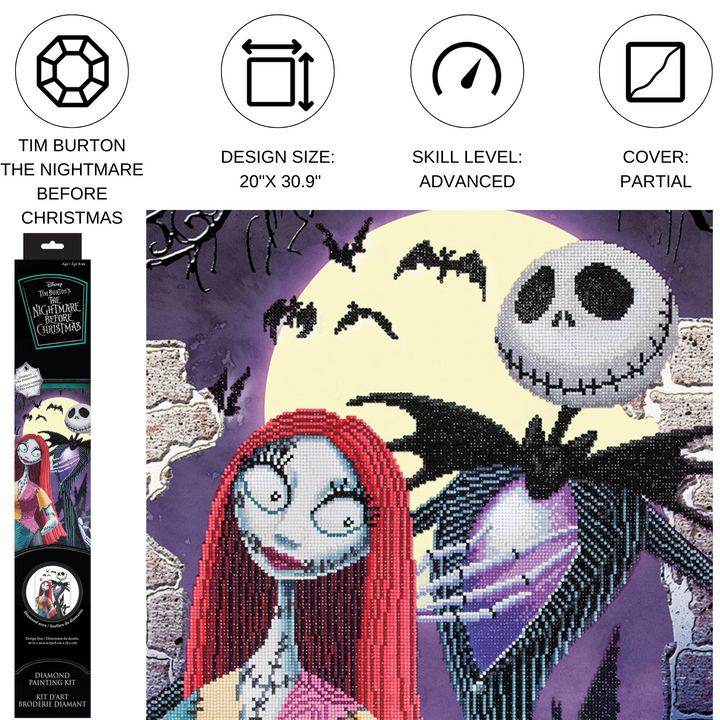 Diamond Dotz Jack & Sally - 20 x 30.9 in