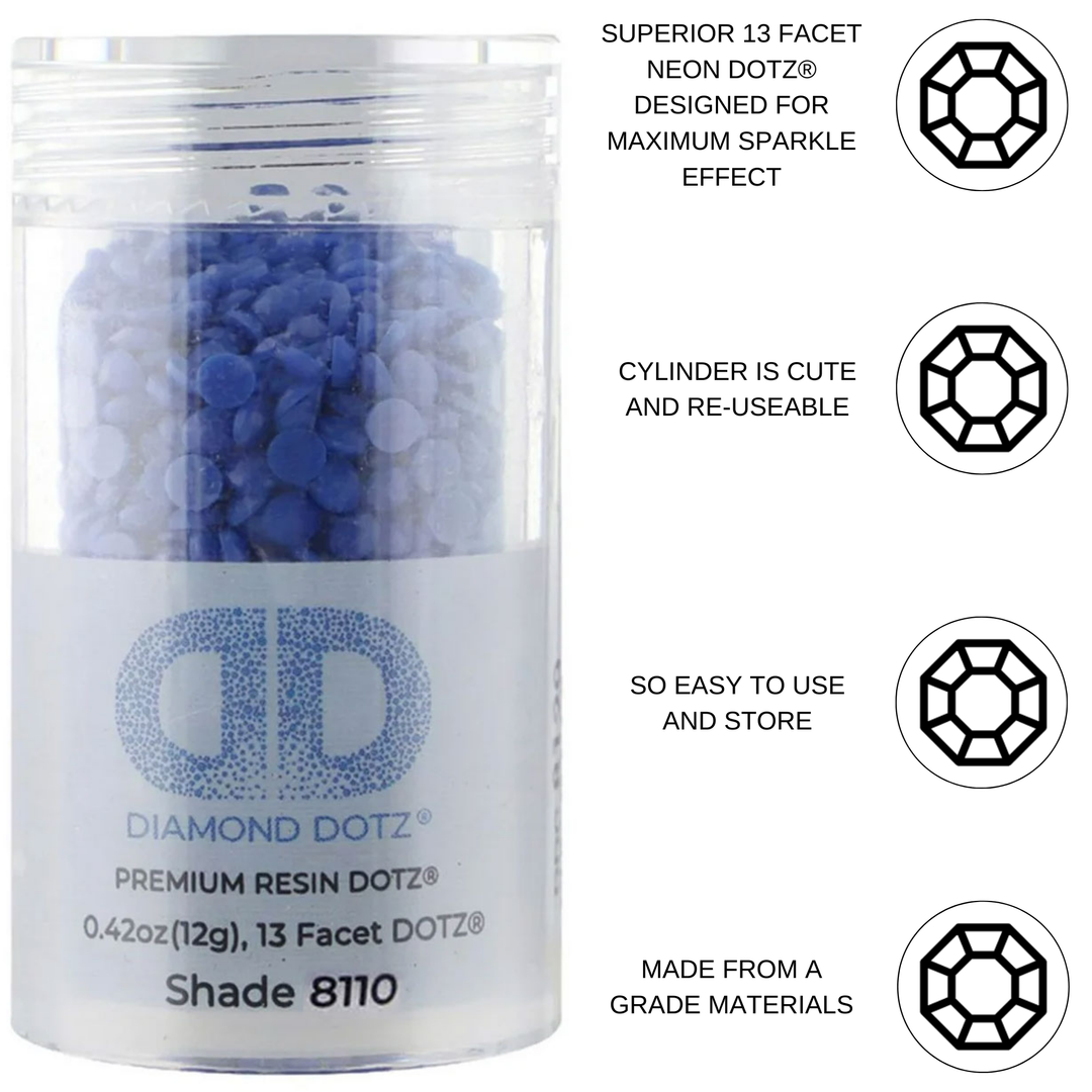Diamond Dotz 2.8MM 12G DOTZ Cylinder - Blue Shadow