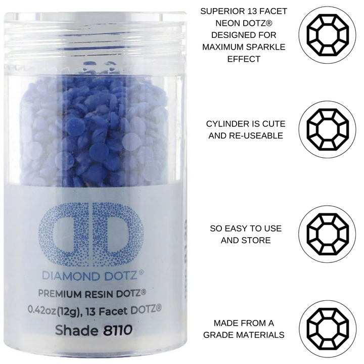 Diamond Dotz 2.8MM 12G DOTZ Cylinder - Blue Shadow