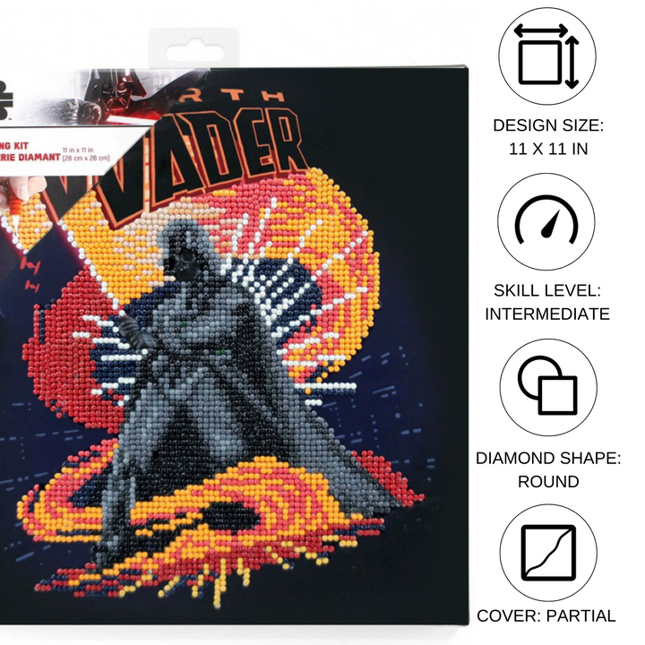 Diamond Dotz Darth Vader Dotz Box - 11 x 11 in