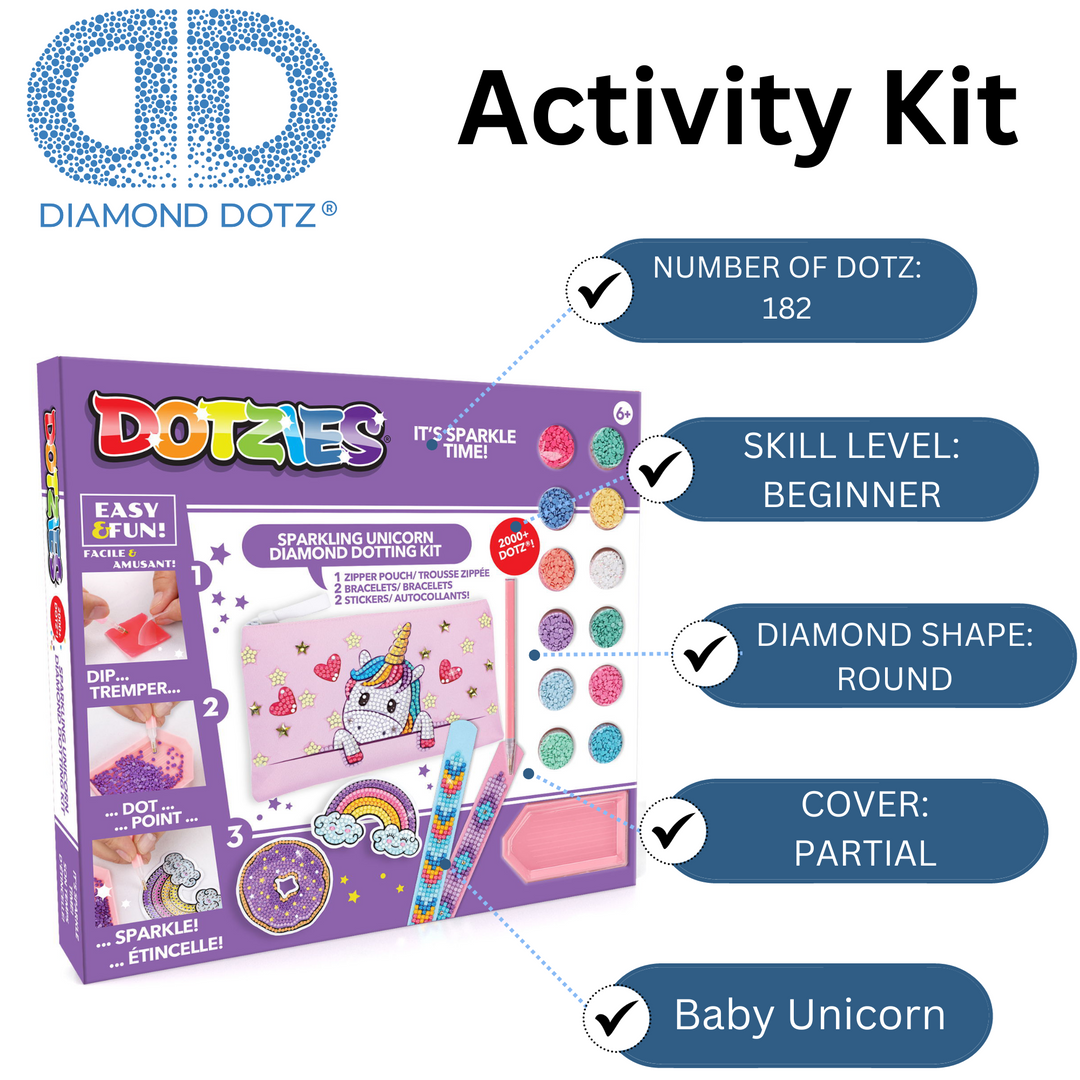 Diamond Dotz Baby Unicorn Activity Set