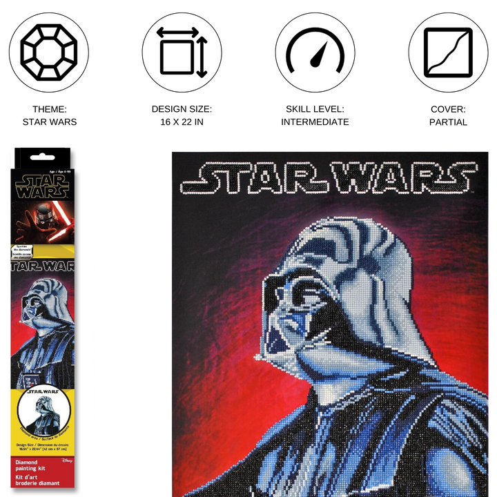 Diamond Dotz Darth Vader - 16.54 x 22.44 in