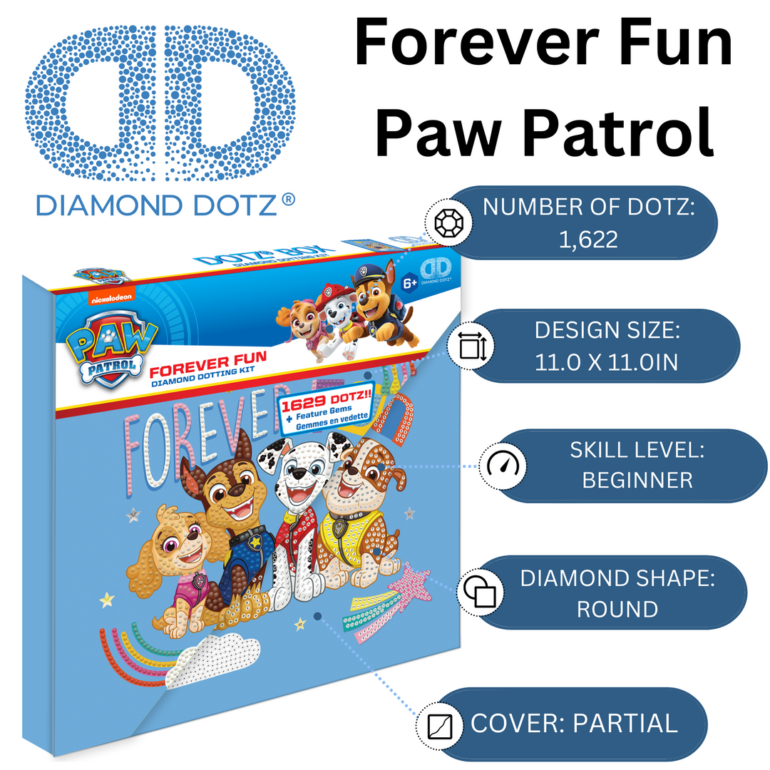 Diamond Dotz Forever Fun Paw Patrol - 15.7 x 15.7 in