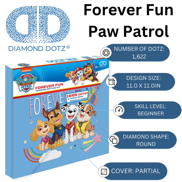 Diamond Dotz Forever Fun Paw Patrol - 15.7 x 15.7 in