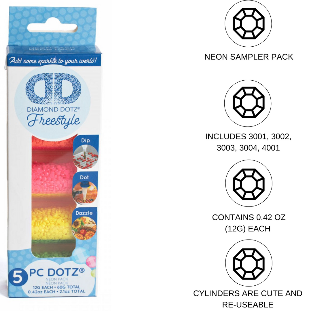 Diamond Dotz Sampler Pack - Neon