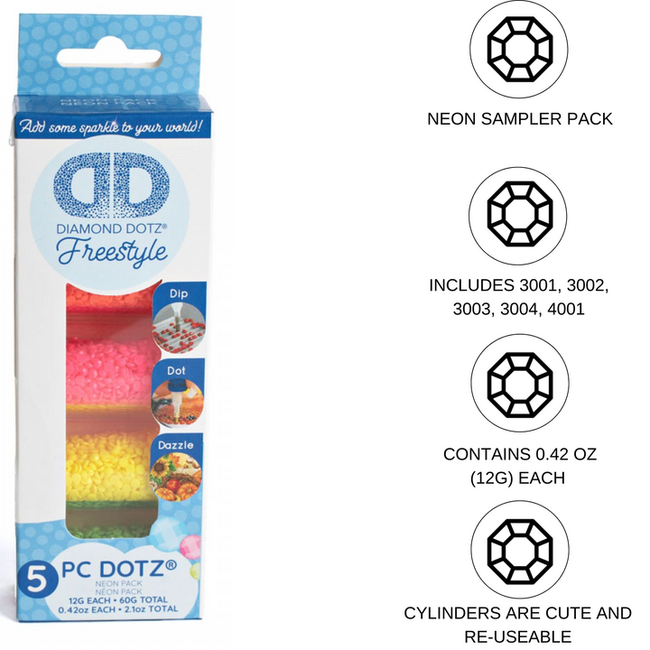 Diamond Dotz Sampler Pack - Neon