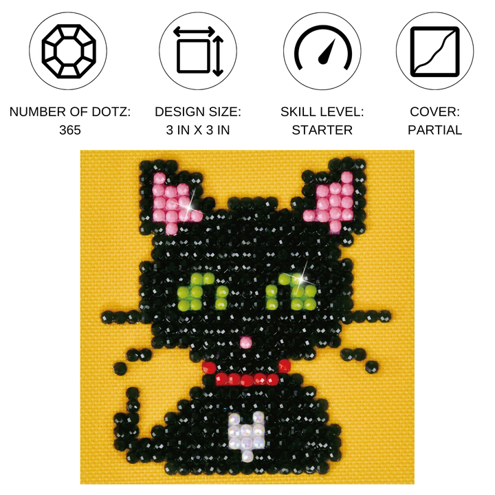 Diamond Dotz Green Eye Sparkle - 12 x 12 in