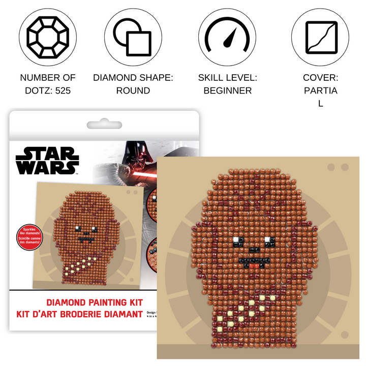 Diamond Dotz Chewie Fun - 4 x 4 in