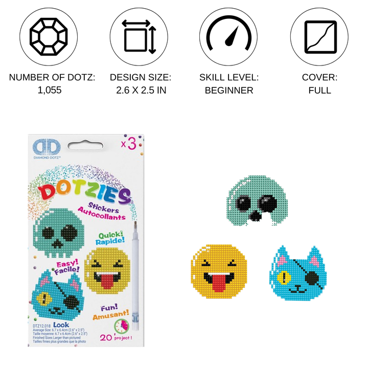 Diamond Dotz Look - DOTZIES Stickers Kit
