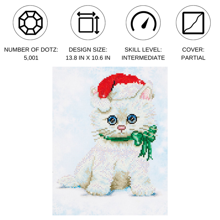 Diamond Dotz Chrissy Kitty - 13.8 x 10.6 in