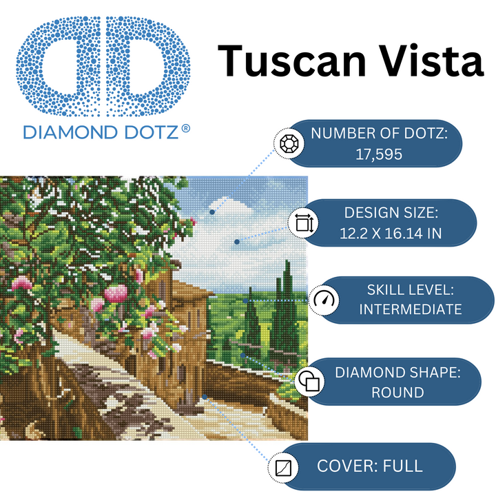 Diamond Dotz Tuscan Vista - 16.14 x 12.2 in
