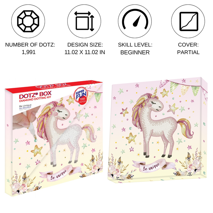 Diamond Dotz Be Unique - 8.7 x 8.7 in