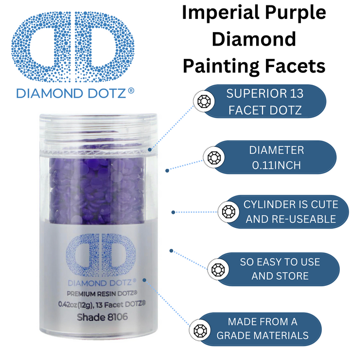 Diamond Dotz 2.8MM 12G DOTZ Cylinder - Imperial Purple