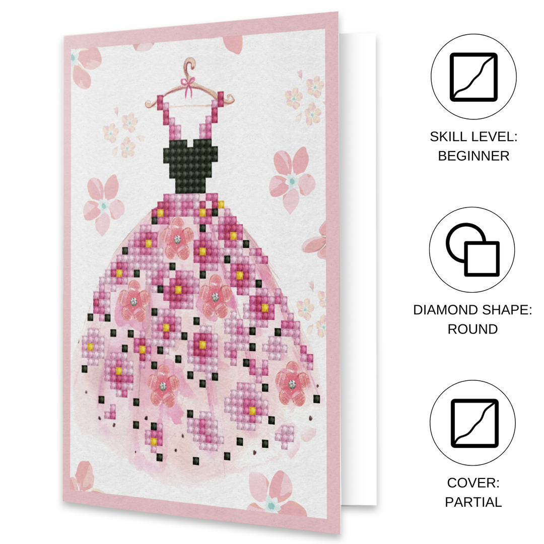 Diamond Dotz Party Times - Diamond Painting Greeting Card