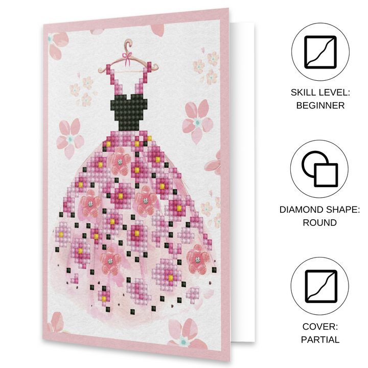 Diamond Dotz Party Times - Diamond Painting Greeting Card
