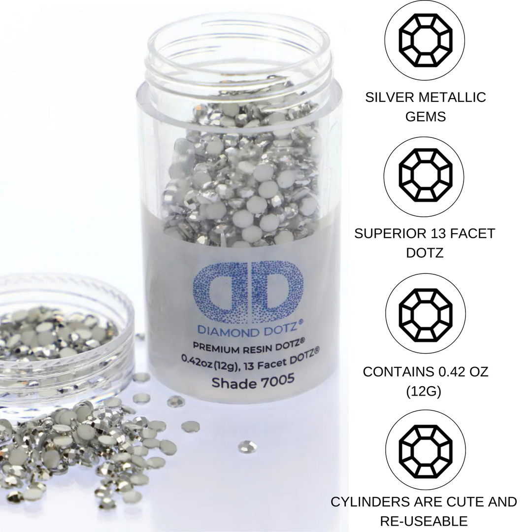 Diamond Dotz 2.8MM 12G DOTZ Cylinder - SILVER METALLIC
