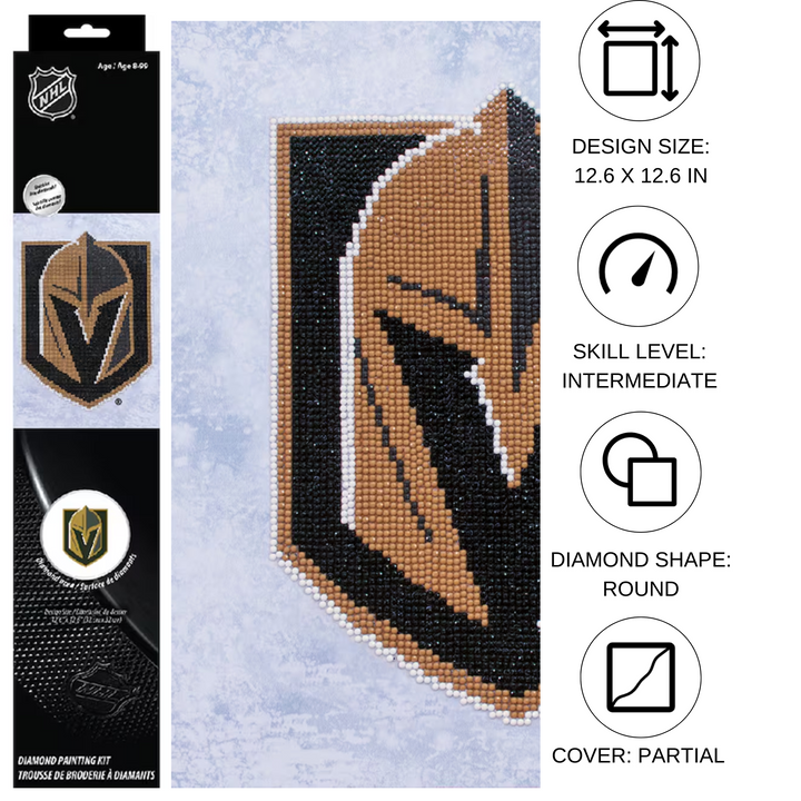 Diamond Dotz NHL Vegas Golden Knights - 12.6 x 12.6 in
