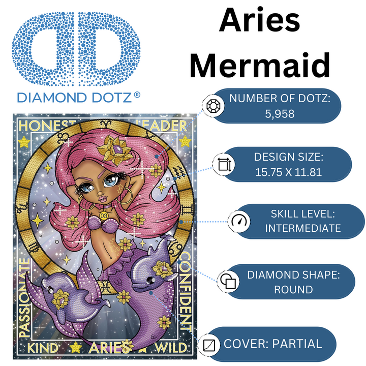 Diamond Dotz Aries - 15.75 x 11.81 in