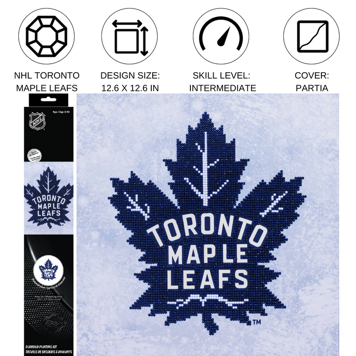 Diamond Dotz NHL Toronto Maple Leafs - 12.6 x 12.6 in