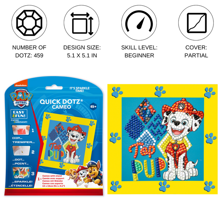 Diamond Dotz PAW PATROL Top Pup - 5.1 x 5.1 in
