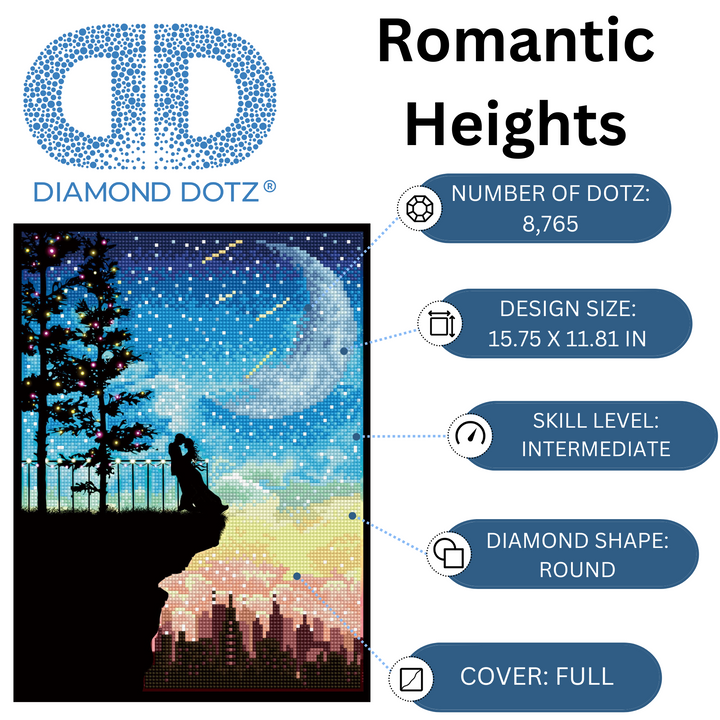 Diamond Dotz Romantic Heights - 15.75 x 11.81 in