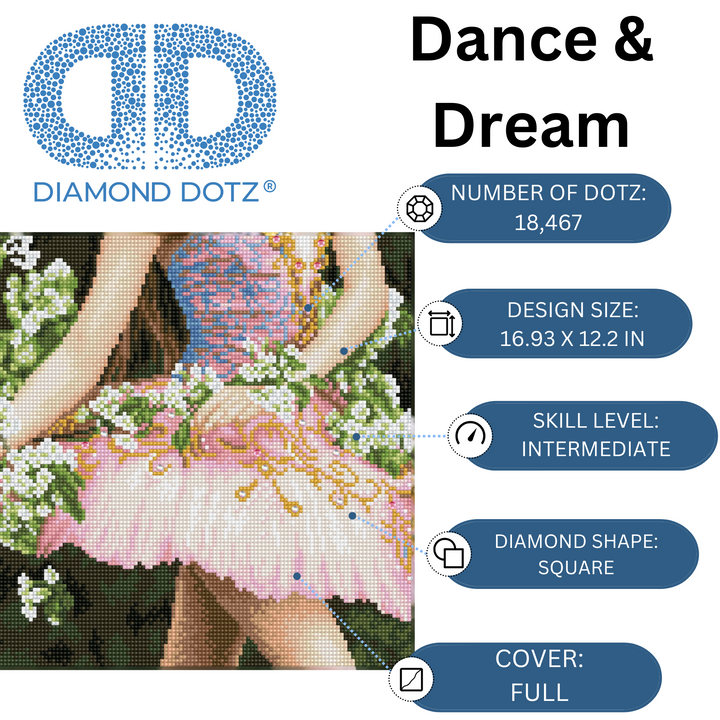 Diamond Dotz Dance & Dream - 16.93 x 12.2 in