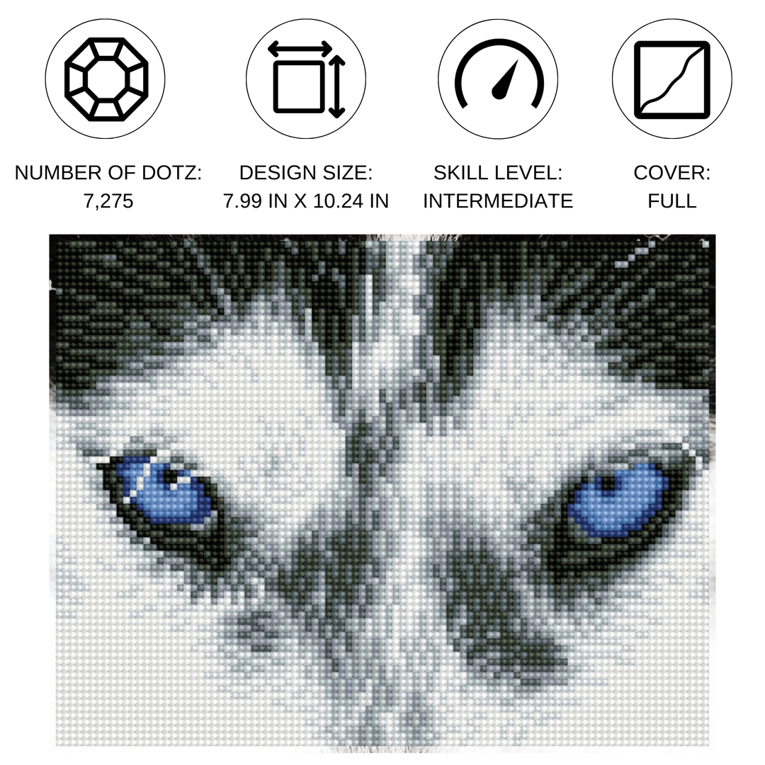 Diamond Dotz Mystic Husky - 7.99 x 10.24 in