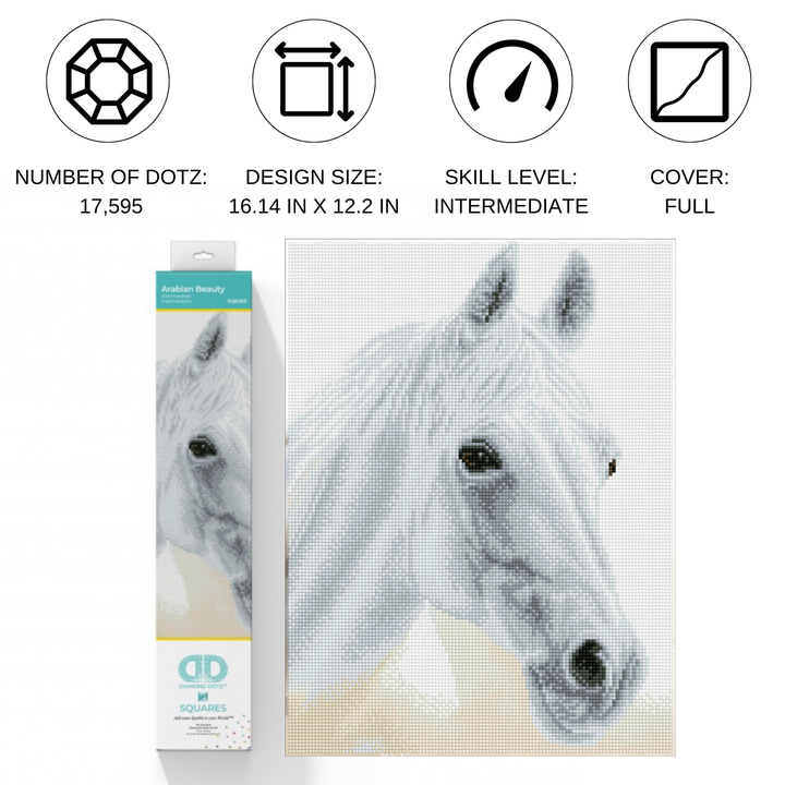Diamond Dotz Arabian Beauty - 16.14 x 12.2 in