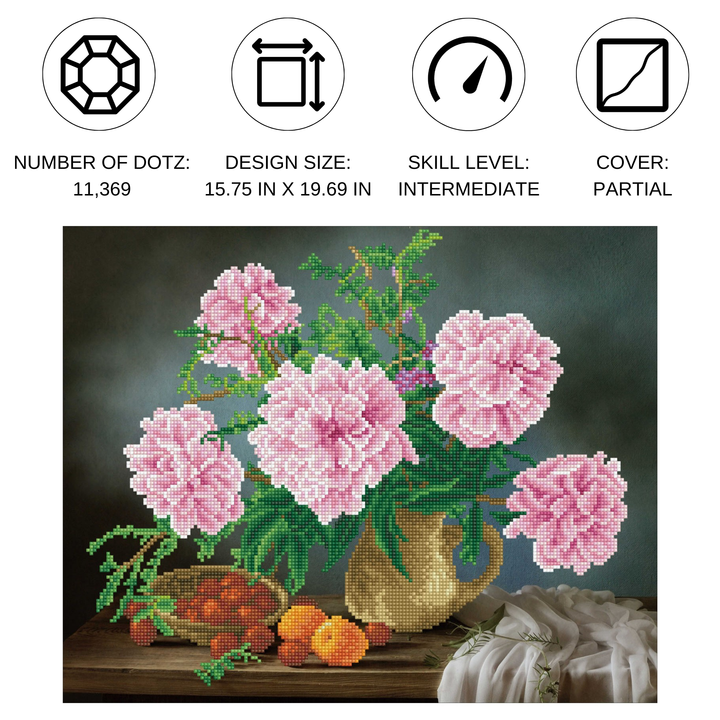 Diamond Dotz Parisienne Still Life - 6.3 x 6.3 in