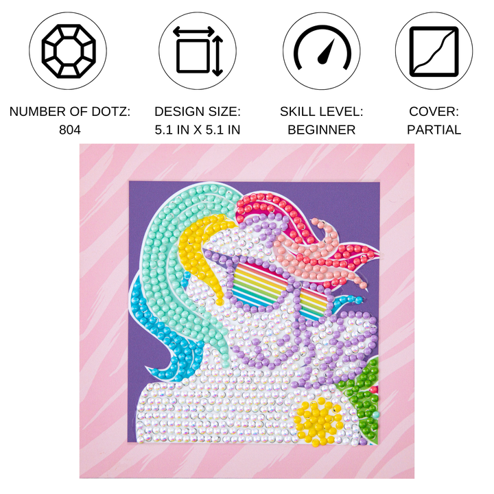Diamond Dotz Quick Dotz MLP Retro Fresh Vibes - 5.1 x 5.1 in