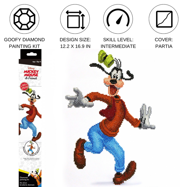 Diamond Dotz Goofy - 12.2 x 16.9 in