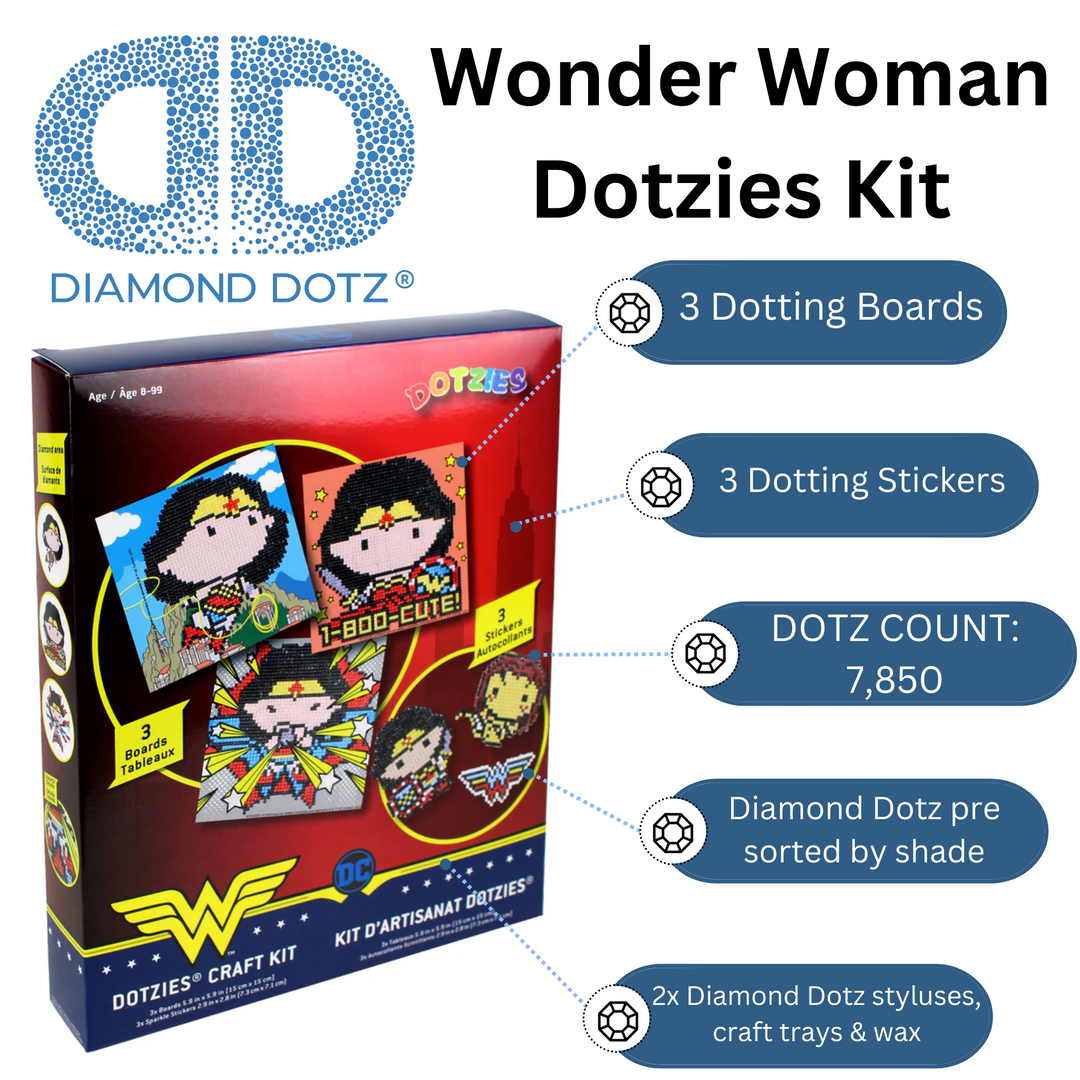 Diamond Dotz Wonder Woman - Multi-Piece Kit