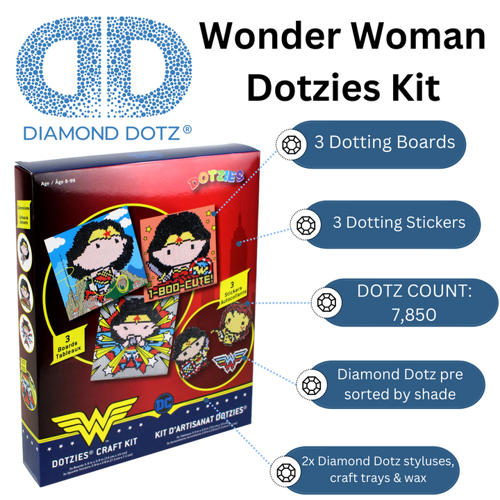 Diamond Dotz Wonder Woman - Multi-Piece Kit